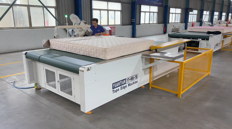 源田智造技术突破！围边机 YT-WB-7B（YT-3000-S），让床垫生产更智能